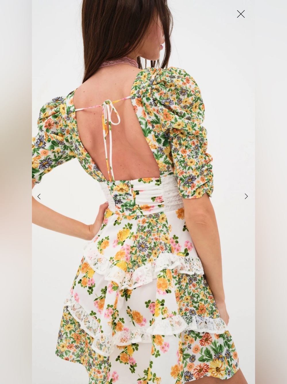 For love & lemons Roslyn mini dress - Picture 2 of 7